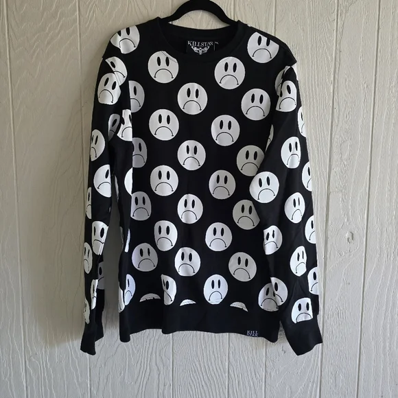 Killstar Frownie Face Sweater Size XXL - Picture 1 of 6